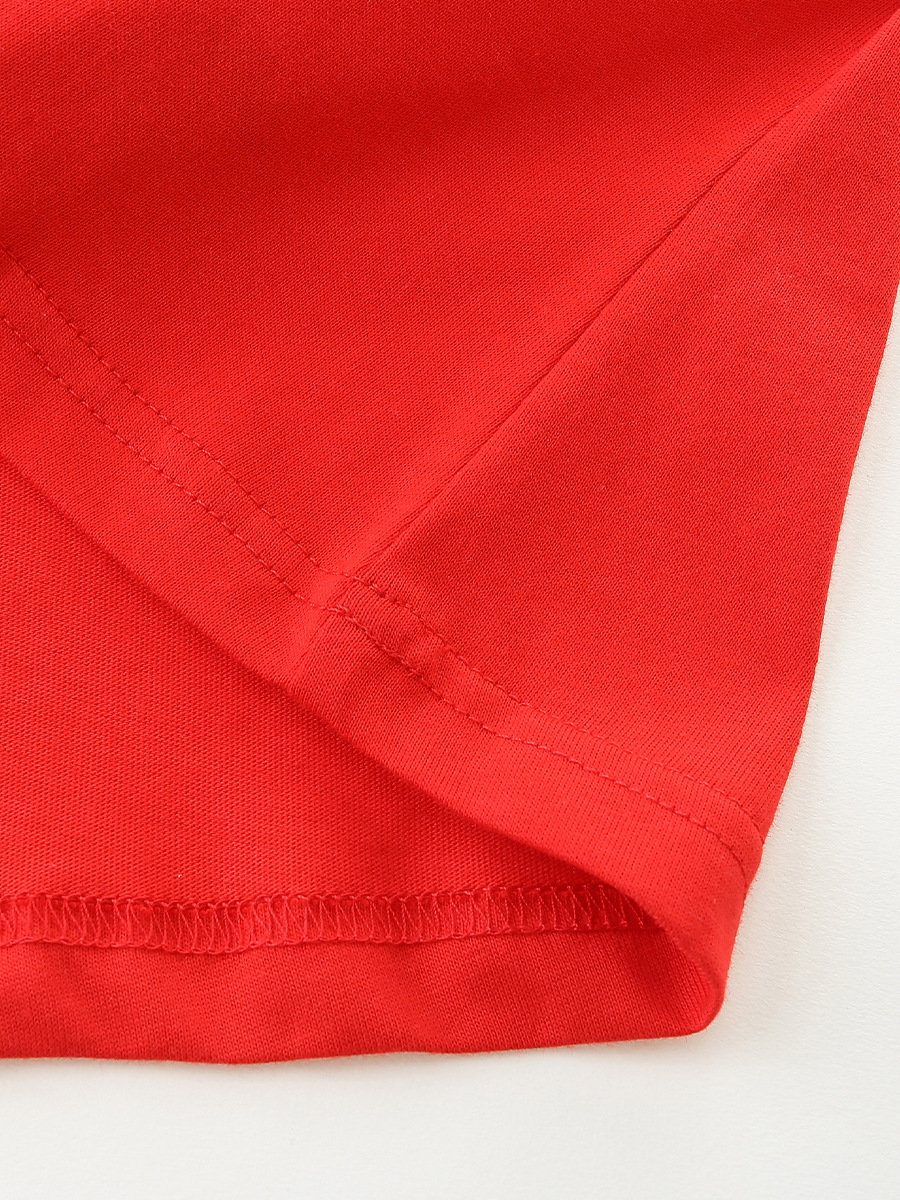 Vestido de niña de estilo europeo y americano de otoño nuevos productos Navidad bordado vestido de princesa de niños de algodón de punto vestido de niños