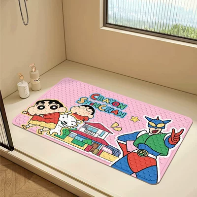 Avtomobil döşəmə paspasları — for Shower Room, Anti-Slip and Anti-Fall - axin-and-dynamic-superman-4070cm-suction-cup-floor-mat