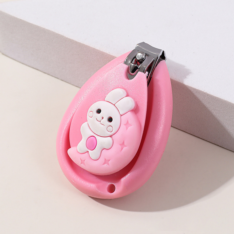 Cortaúñas de Seguridad para Bebé, Plástico y Acero Inoxidable, para Bebés y Niños Pequeños