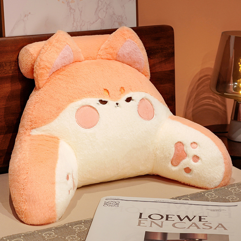 Almohada de respaldo grande para cama, suave y lavable para lectura