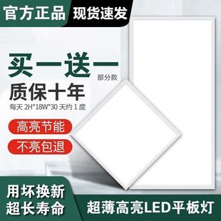 Leishi Integrated Ceiling Led Light 300*600 Kitchen Light Bathroom Light Rectangular Ultra-Thin Flat Panel Light Clip-On Board
