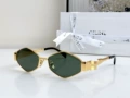 Gold frame, grey lens