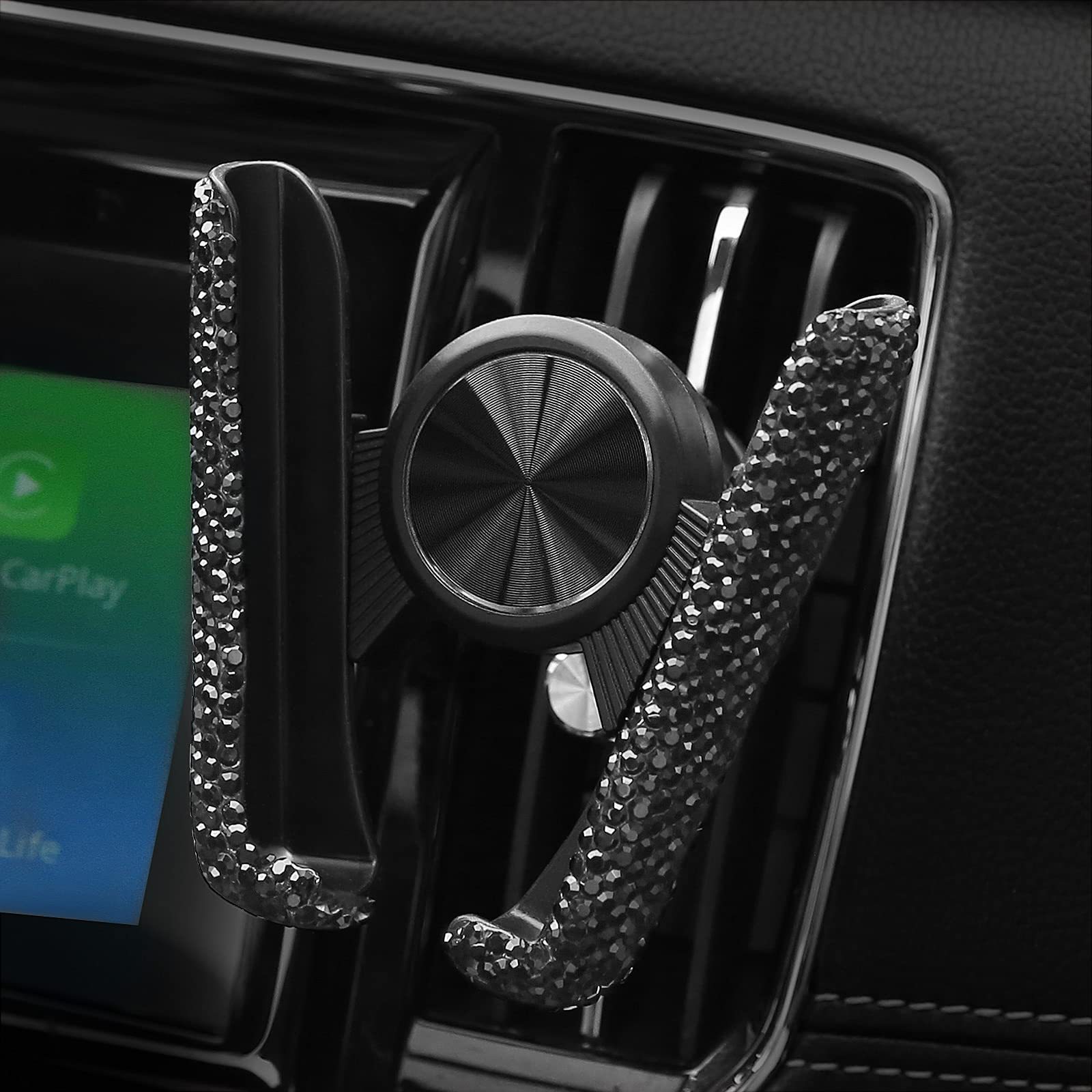 Rhinestone Car Phone Holder Air Vent Mount