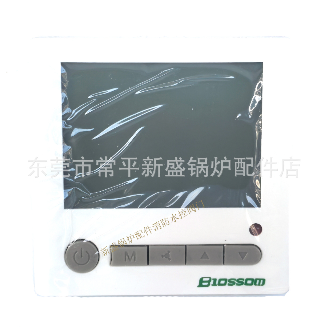 BIOSSOM中央空调液晶温控器BS218风机盘管开关控制面板带遥控通用