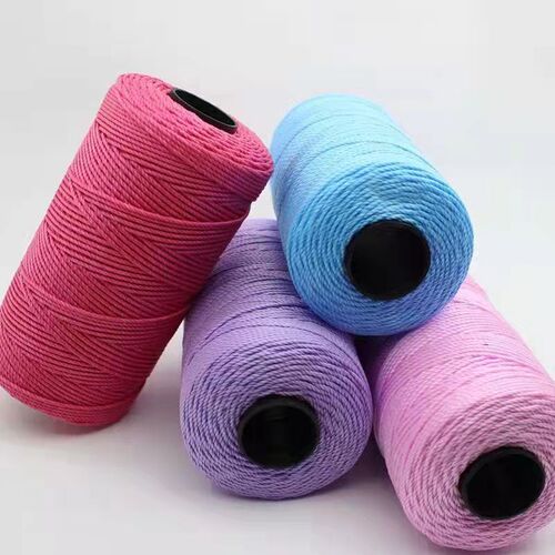 Three-ply nylon line braided binding line for hats, shoes, car seat cushions, ice silk woolen thread manufacturer wholesale