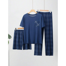 I 40286 Men's Thin Pajama Set ��ʿ�������мҾӷ��羳��ó