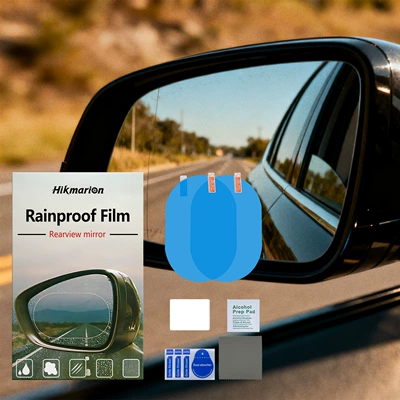 Hikmarion Car Rearview Mirror Rain-Proof Rearview mirror rainproof sticker