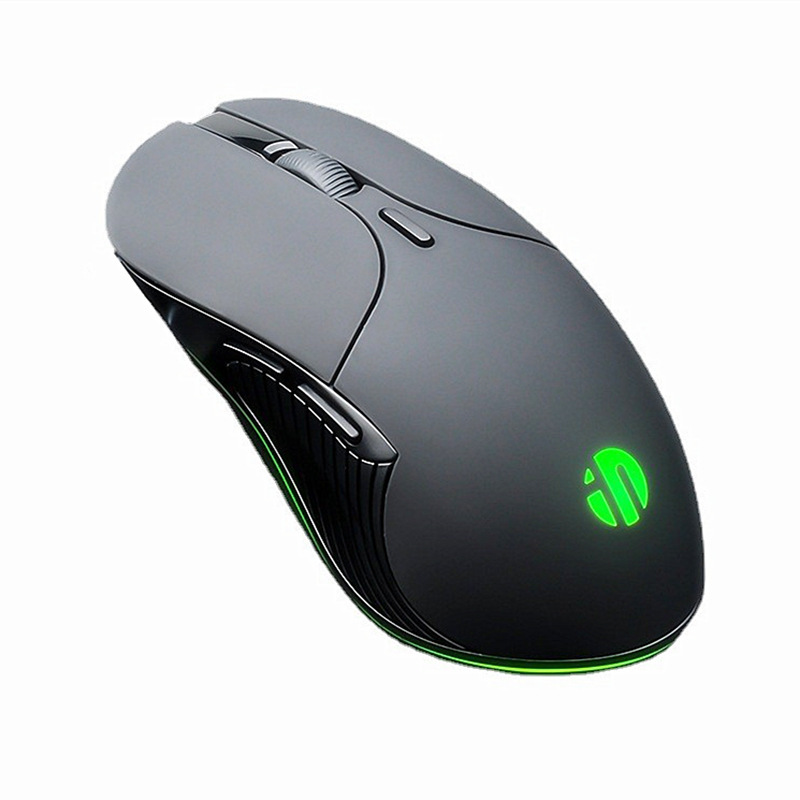 送料無料 Infick オフィス ゲーミング マウス有線サイレント 6 キー マクロ プログラミング 8800DPI 発光ホーム ラット B1|undefined