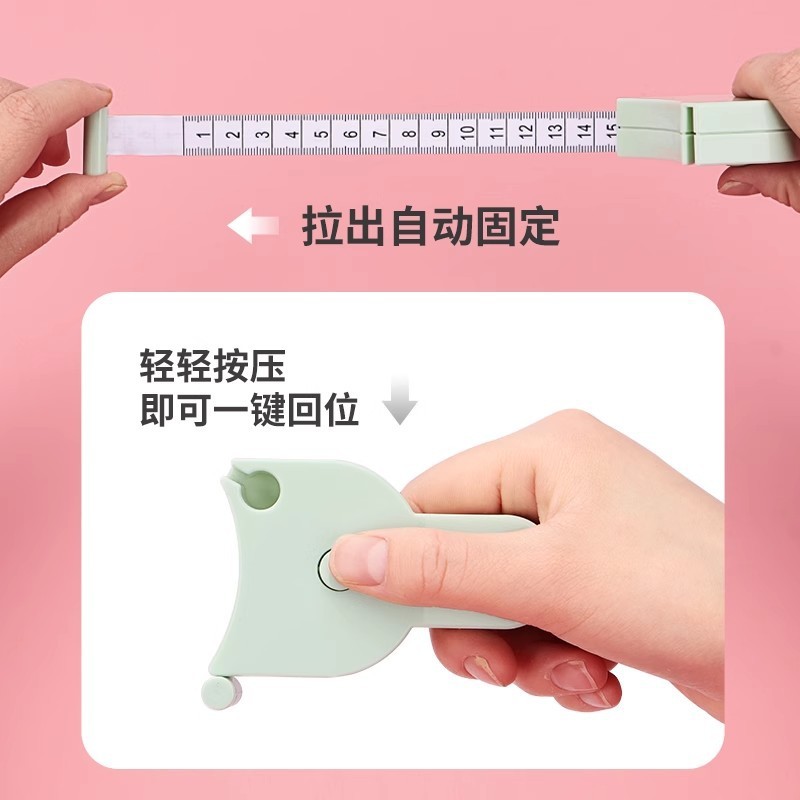 小さい巻尺のミニの巻尺の巻尺の柔らかい定規の携帯量の3つの巻尺の測定の服のウエストの小さい定規|undefined