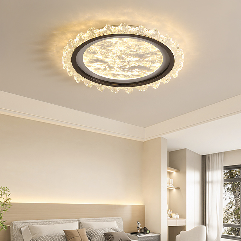 2025 nueva luz de techo de sala de estar italiana de espectro completo para proteger los ojos de lujo lujoso sensación de alto nivel dormitorio principal comedor dormitorio luz