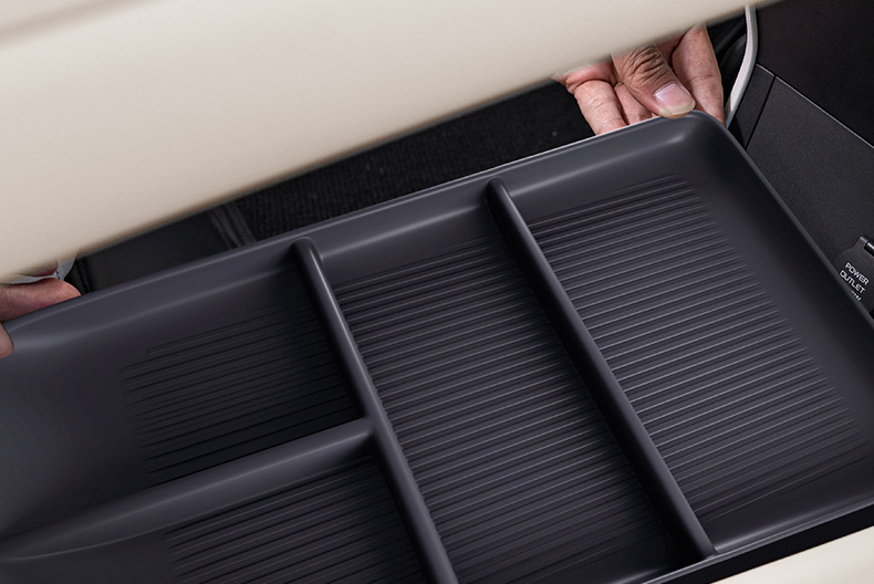Suitable for Gac Aion I60 Center Console Lower Storage Box Car Interior Modification Accessories Armrest Box Storage Supplies