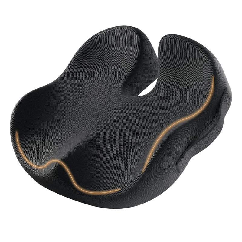 Seat Cushion Memory Foam Chair Cushion Slow Rebound Office Butt Cushion Chair Cushion Four-Season Universal Office Chair Cushion Beautiful Buttocks Cushion