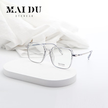 韩版防蓝光无度数平光镜 复古方形眼镜框素颜近视成品眼镜2055