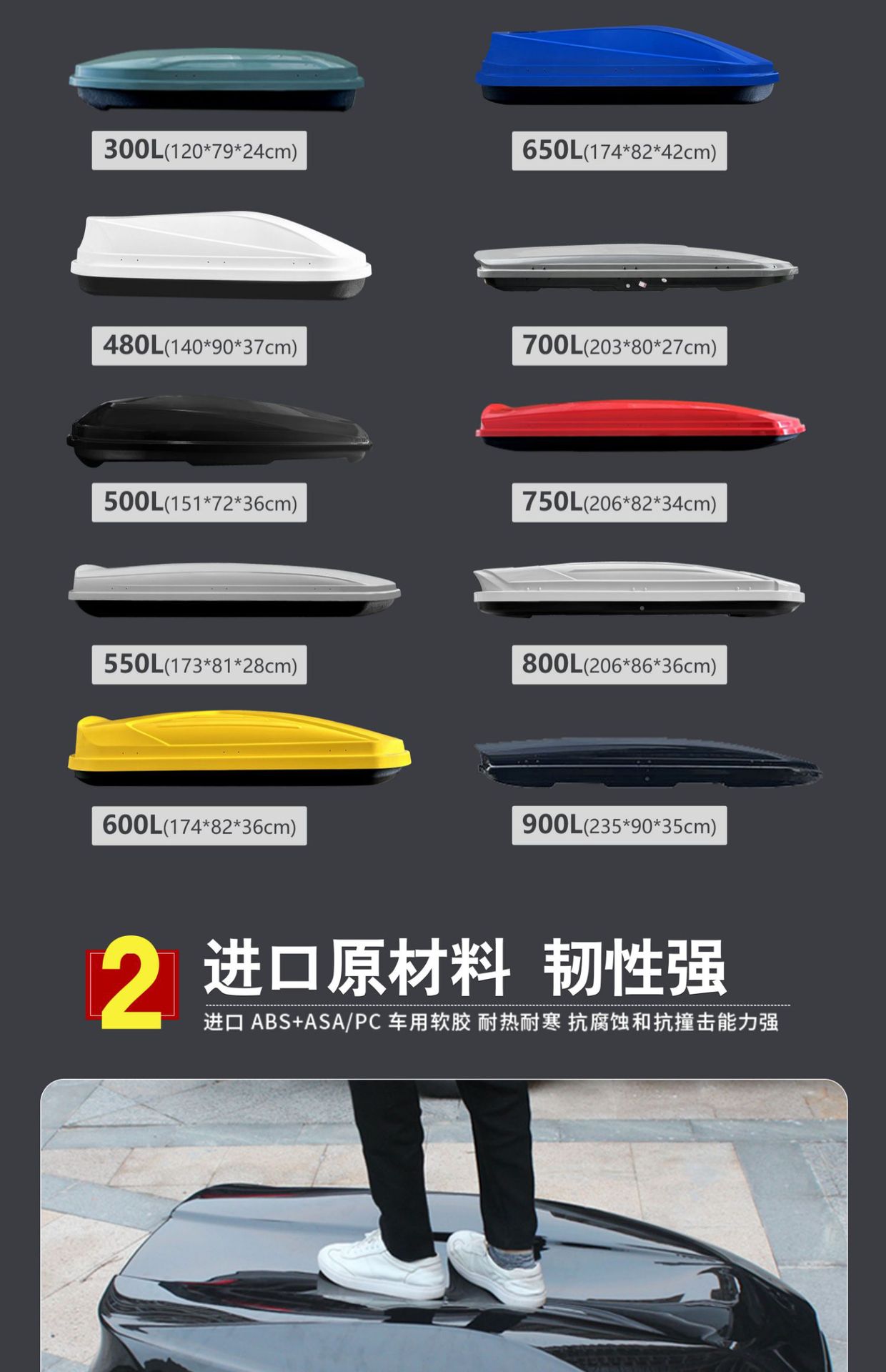Suitable for Universal Roof Luggage Suv, Boyue, Tiguan, Aian Y Car Travel Luggage Rack Off-Road Set