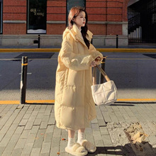 2025年新款羽绒服女冬季中长款加厚外套时尚甜美棉服高端洋气学生