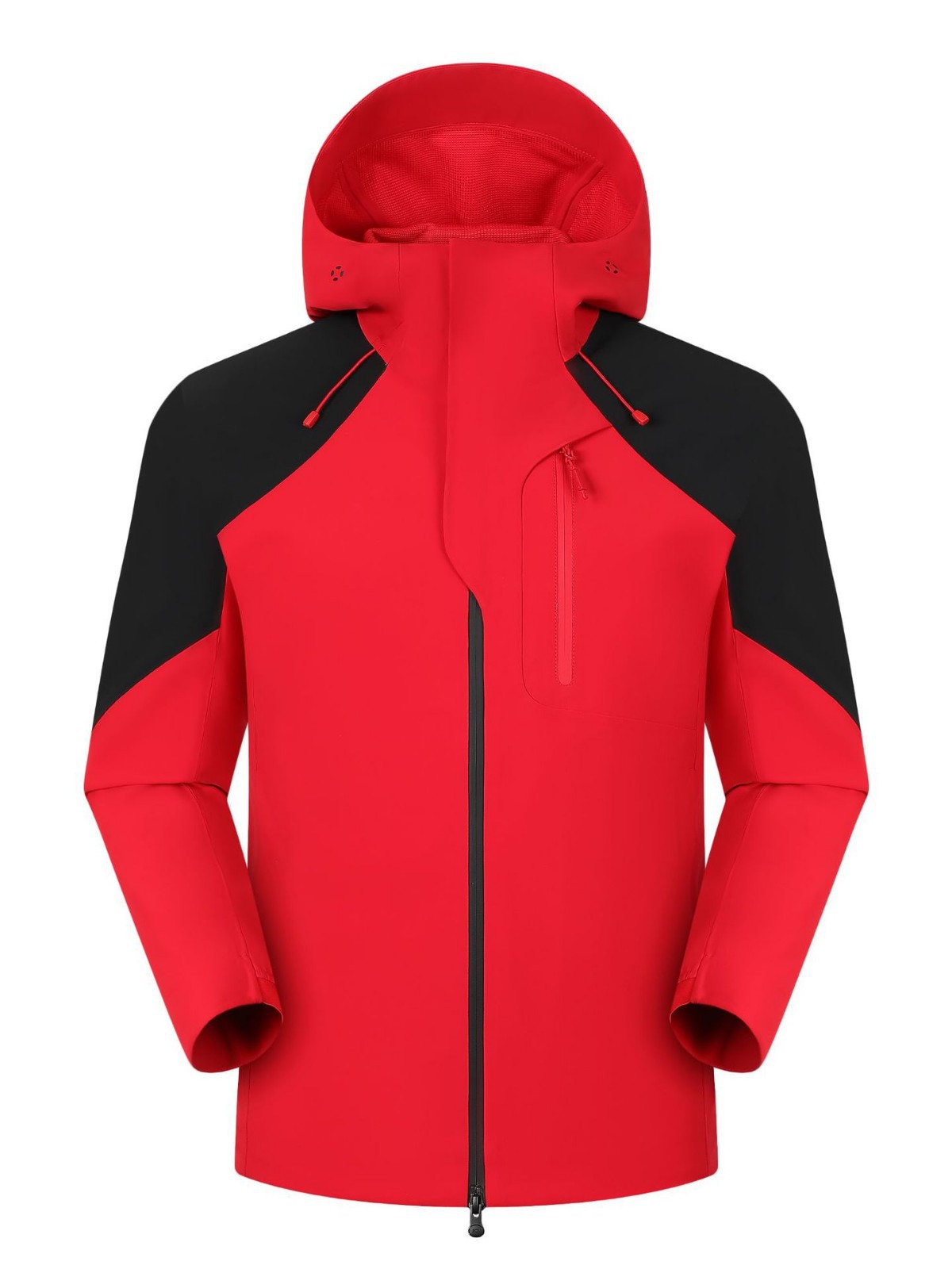 Chaqueta Softshell Térmica de Montaña de Poliéster Impermeable para Senderismo