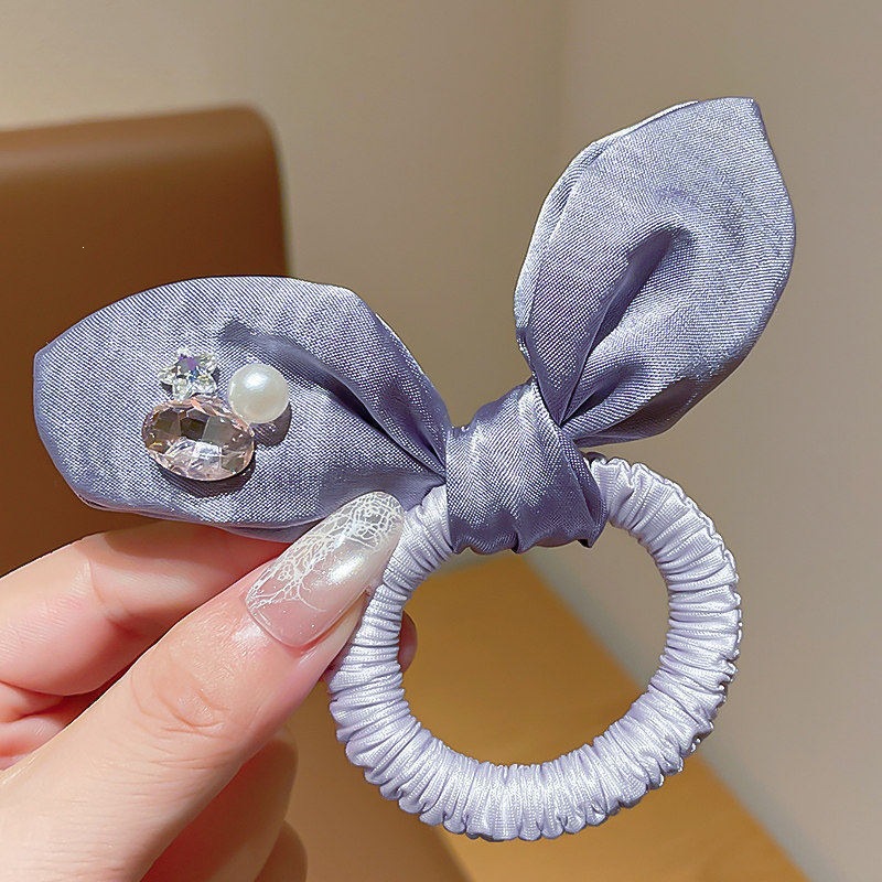 Moda nueva versión coreana de alta elasticidad sin costuras toallas anillo bola cabeza simple anillo de cabello cuerda de cabeza gruesa cuerda de cabeza grande