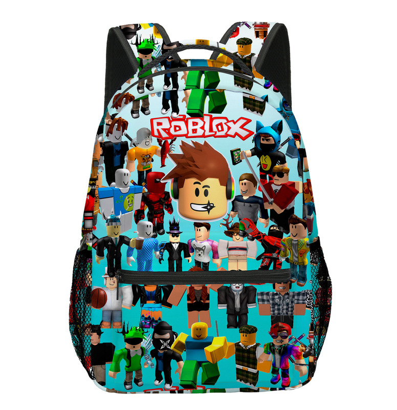 ROBLOX ロブロックス バックパック クロスボーダー 新しいフルプリント バックパック デイリー トラベル トラベル レジャー スクールバッグ|undefined