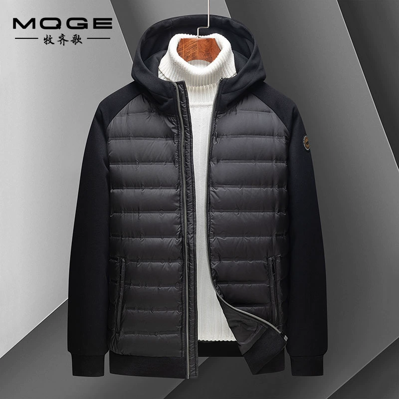 2024 зимний новый мужской костюм с капюшоном