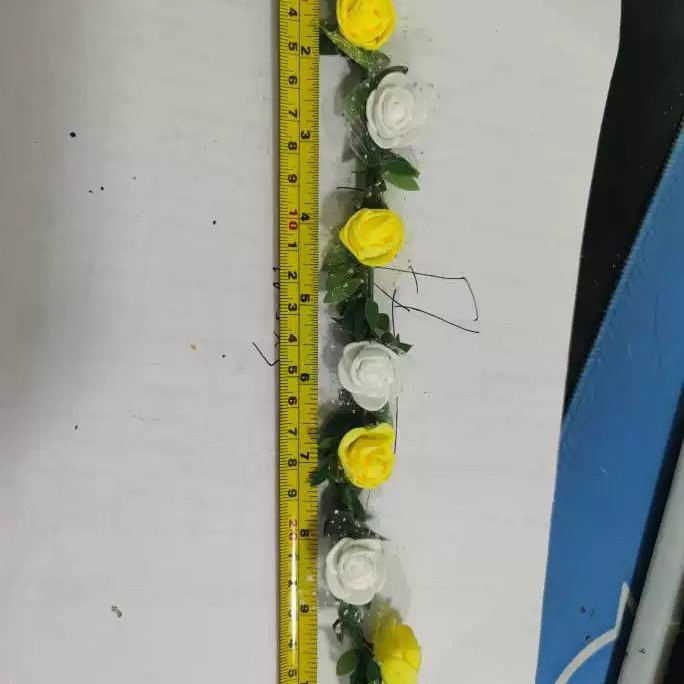7-flower wreath   Made to order based on samples and drawings