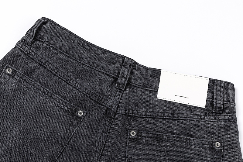 Modern Men's Jeans High Quality Washed Bamboo Denim Trousers_voghion.com