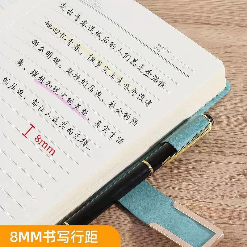 Блокнот для студентов, кожаный деловой блокнот, простой дневник в корейском стиле, утолщенный дневник