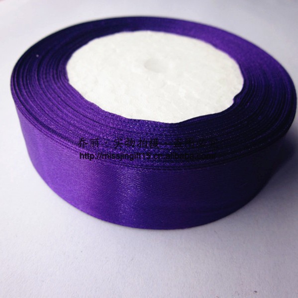 25MM cinta arco cinta caja de regalo decoración de flores cinta de poliéster Ropa Accesorios cinta 8 puntos