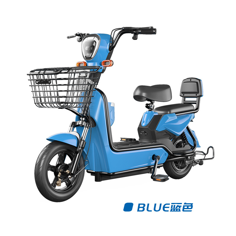 La nueva bicicleta eléctrica estándar nacional de Yadi, coche de batería de litio, dos ruedas para hombres y mujeres, transporte transfronterizo en la ciudad para adultos