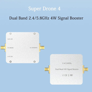 Dual-Band 2.4G/5.8Gwifi Signal Amplifier Single-In and Single-Out Wif Module Drone Signal Amplifier