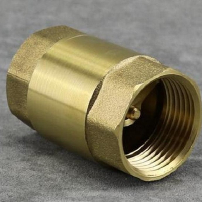 销售上海纽川公司防进出水管路介质逆流H12X-16T-DN32立式止回阀