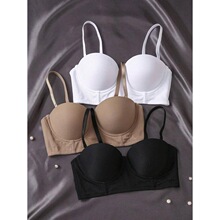 W 83682 Lingerie Push Up Soft Underwire Bra �뱭��£����