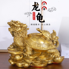 Home and Office Lucky Money Taurus Sculpture with Dragon Head, Wholesale Supplier for Good Fortune Gold Bar Turtles