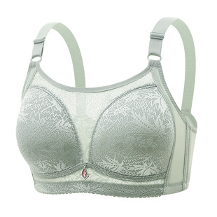 No Steel Ring Thin Bra New Anti-sagging Big Chest Small Comfortable Breathable Underwear No-mark Beautiful Back Bra