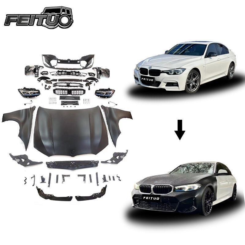 Suitable for Bmw 3 Series F30 Old Model Upgrade to New G20 M3 Wide Body Kit