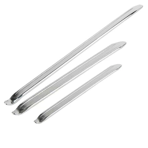 Kuntai chrome plated tire lever car tire lever tool double-ended flat 40 chrome pry plate Linyi pry bar flat pry