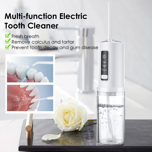 Cross-border electric tooth irrigator, portable household tooth cleaner, calculus remover, water flosser, tooth irrigator, tooth cleaner