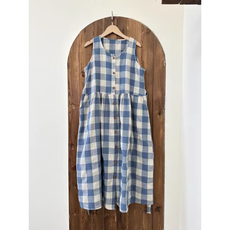 Fresh retro cute vest sleevless