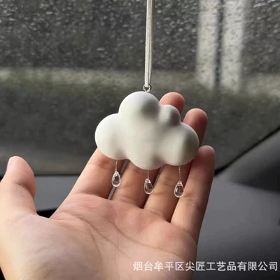 Car Perfume Aromatherapy Raindrop Pendant Car Interior Decoration