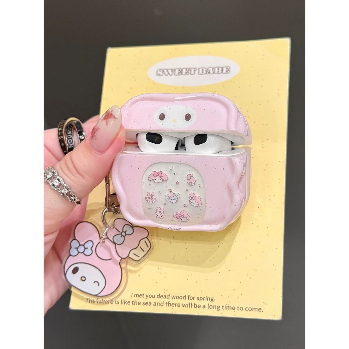 Cake Melody para Apple Airpod Pro3 / 2 auriculares, 5 generaciones de AirPods, 4 generaciones de estuche de protección Bluetooth