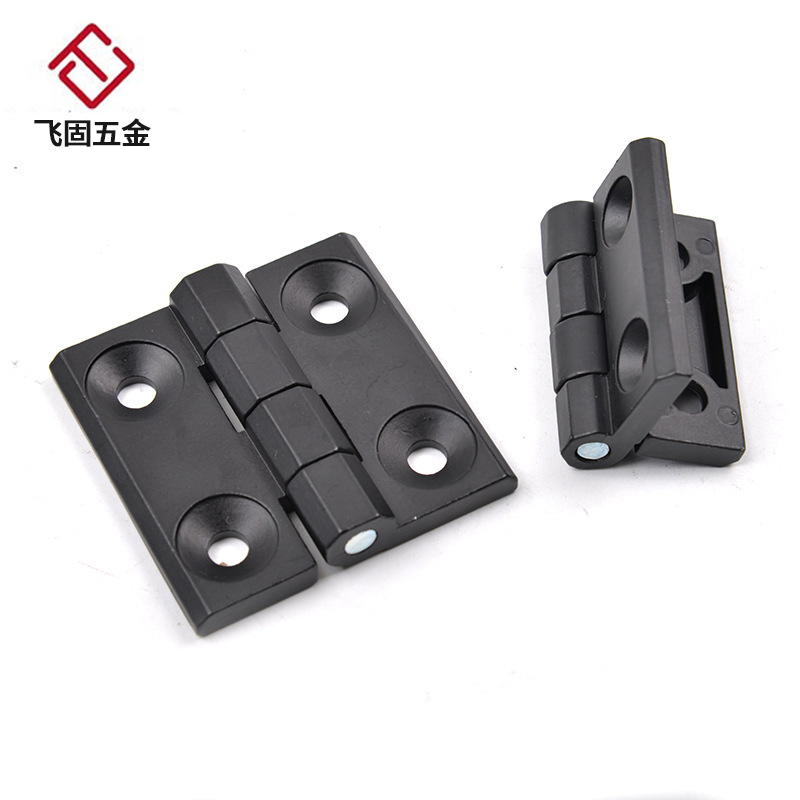 锌合金合页金属铰链合金合页黑色白色电柜门铰链电箱合页40/50/60