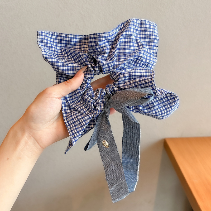 Anillo para el cabello del intestino grueso Mori Cuerda para el cabello de la cola de caballo femenina Albóndigas de sentido avanzado Cuerda para la cabeza Apuntar la cabeza Flor para el cabello Almohos elásticos Almohos para el cabello