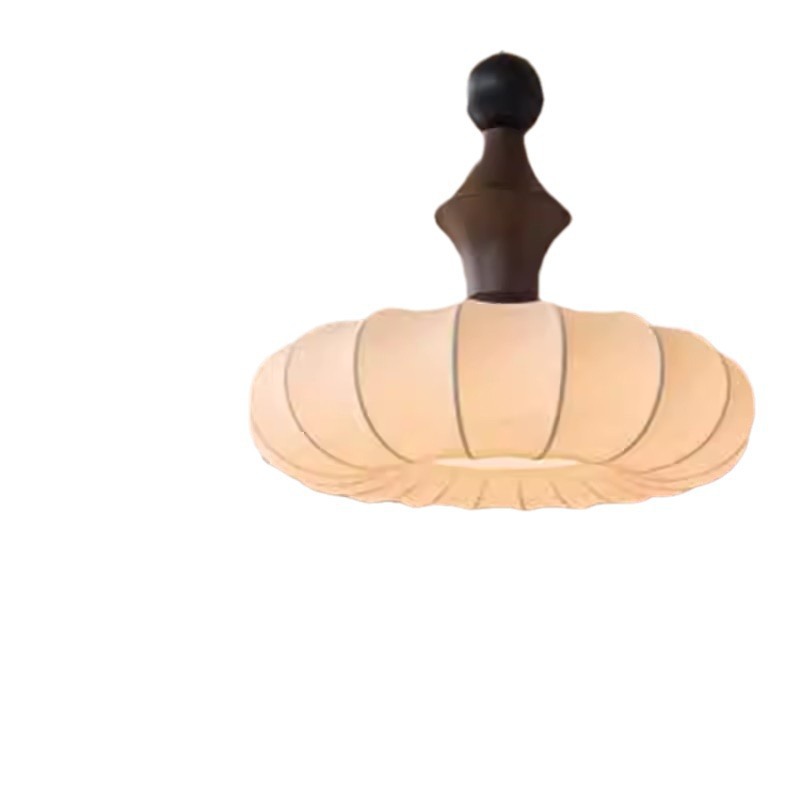 Nuevo estudio candelabro chino retro dormitorio francés tela de sala de estar de madera maciza estilo retro sensación de alto nivel estilo chino arte antiguo