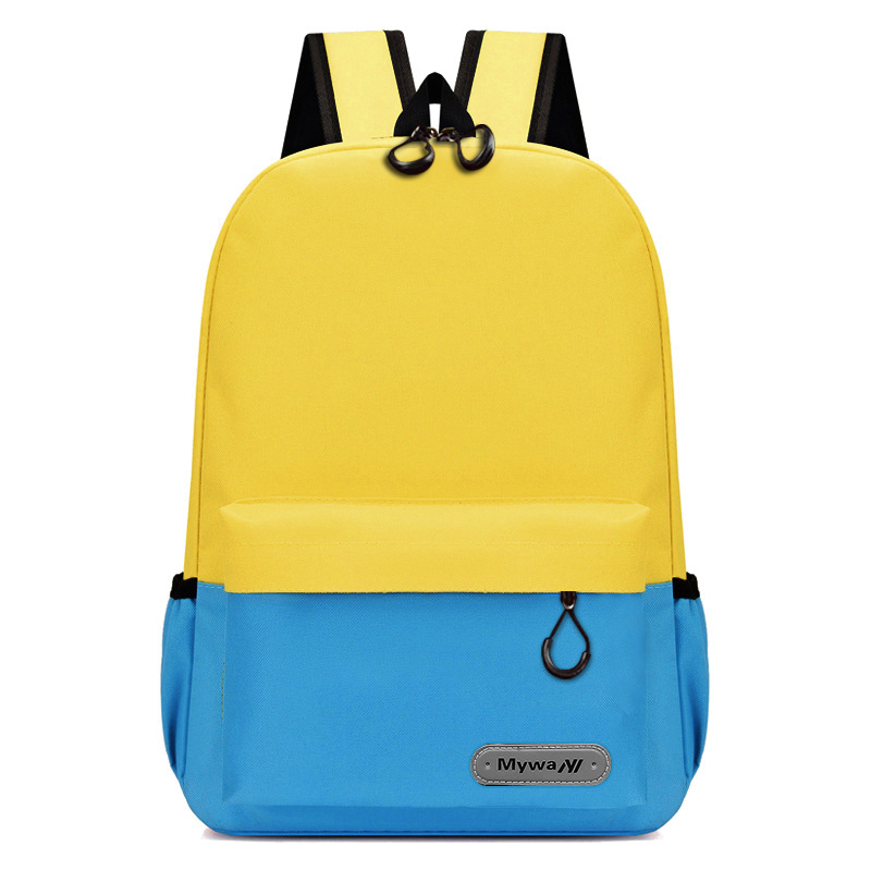 Yellow and sky blue