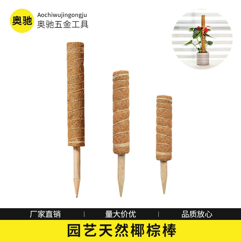 Натуральная Кокосовая Пальмовая палочка, Виноградная лоза, вьющаяся колонна 30 см 40 см 50 см, можно свободно комбинировать и сращивать