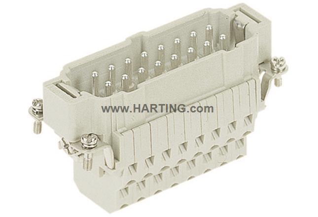 09330162672 德国 HARTING 16芯公头HAN 16EES-M 500V/16A