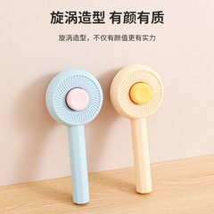 Cross-border new pet comb, cat stainless steel needle comb massage, remove floating hair brush, one-click dehairing, dog dehairing comb