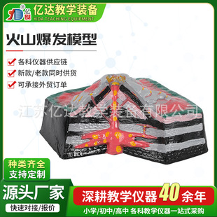 New Curriculum Standard Volcano Explosive Model Volcano Model Demonstration Geography Geography Geological Lava Spray Hair