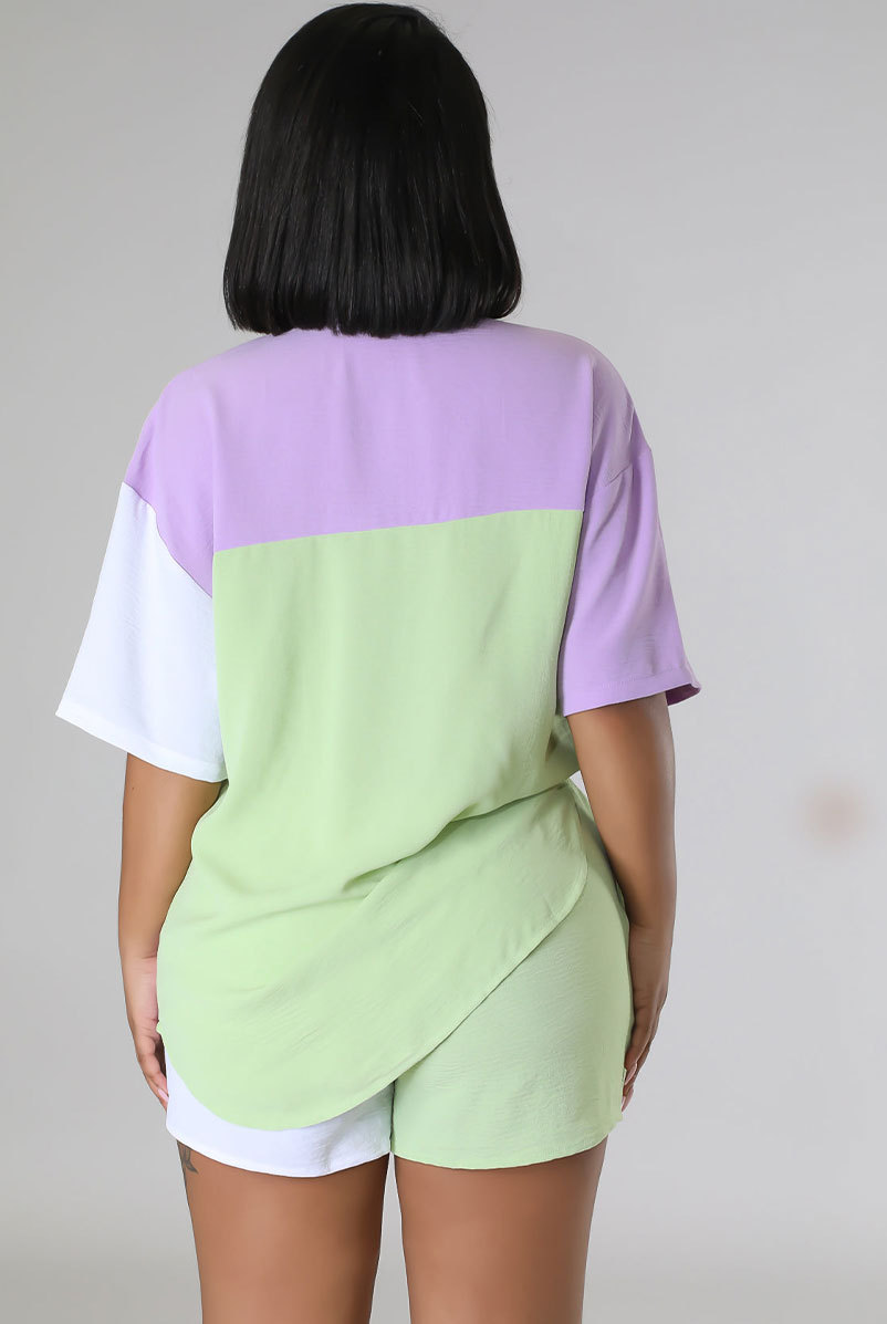 Short Sleeve Suit Casual Summer Women Shorts