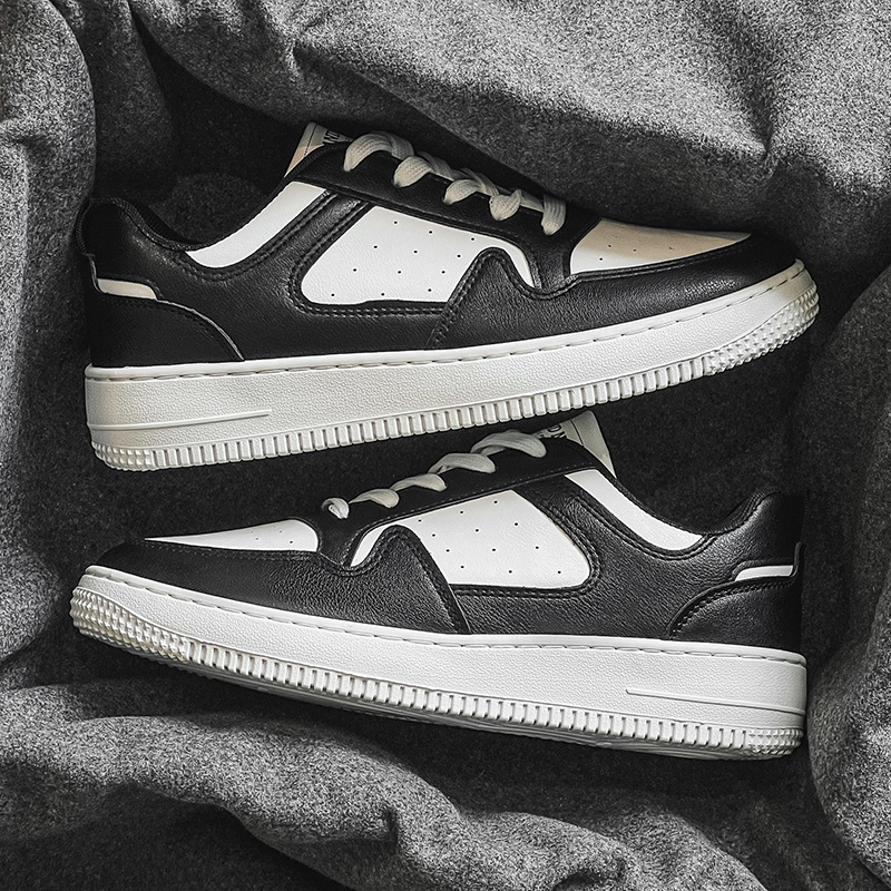 Yingsheng zapatillas clásicas transpirables de primavera, zapatos de moda para hombres, zapatos deportivos versátiles de moda informal, zapatos blancos bajos para estudiantes