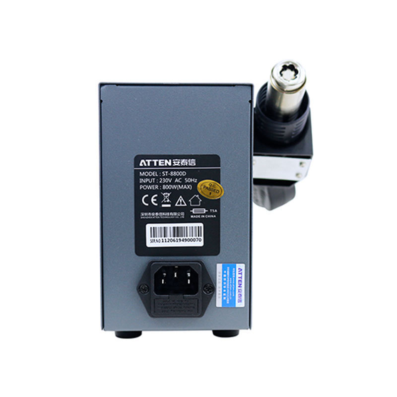 安泰信热风枪焊台ST-8800D数显调温拆焊台大功率电子维修焊接工具